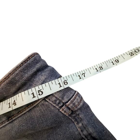 JUDY BLUE x Womens Wide Crop Blue Demim Stretchy Jeans Size 14W - Picture 3 of 5